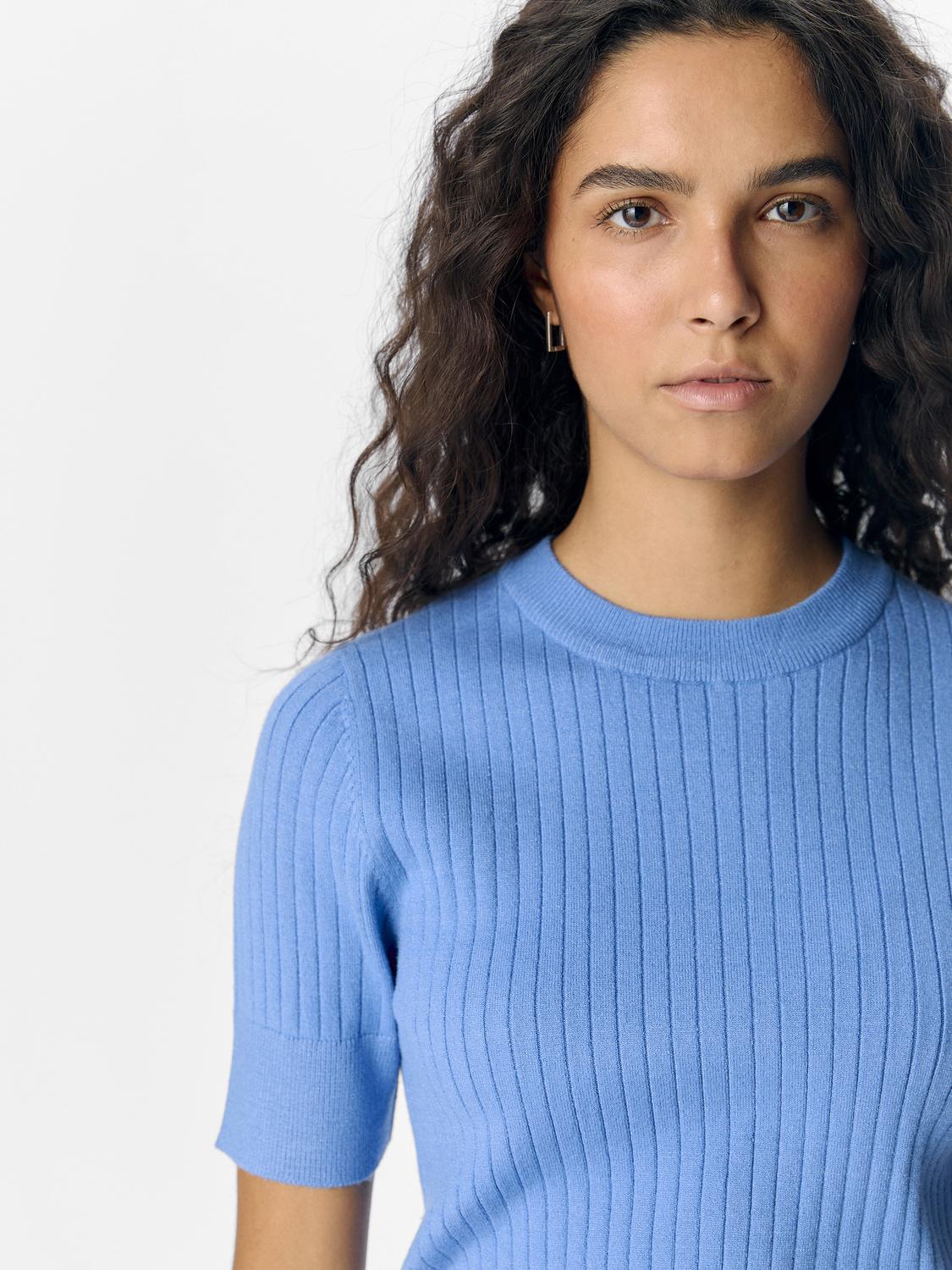 OBJNOELLE S/S KNIT T-SHIRT NOOS-Knit-Object Collectors Item-Aandahls