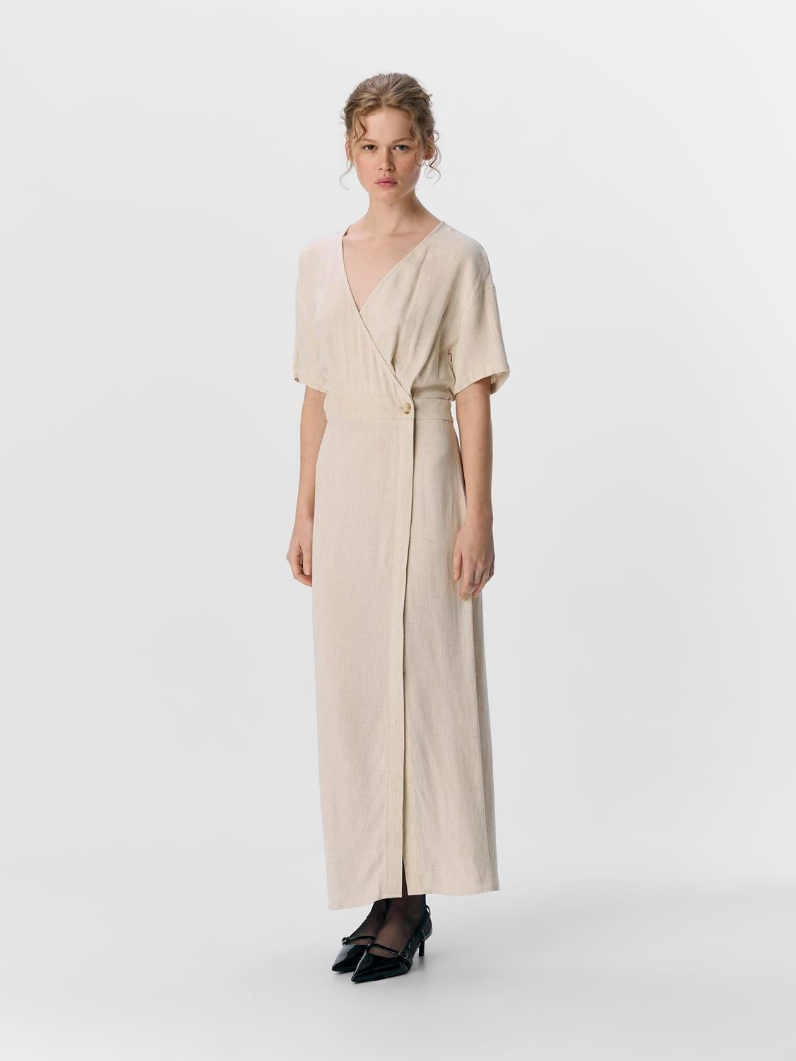 ObjSanne S/S Re Ankel Dress Div-Kjole-Object Collectors Item-Aandahls