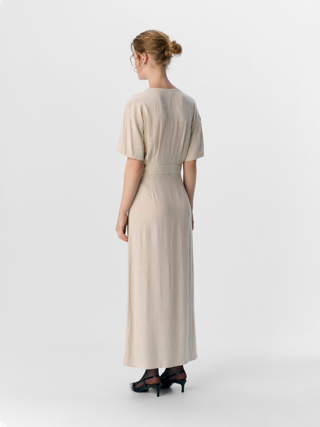 ObjSanne S/S Re Ankel Dress Div-Kjole-Object Collectors Item-Aandahls