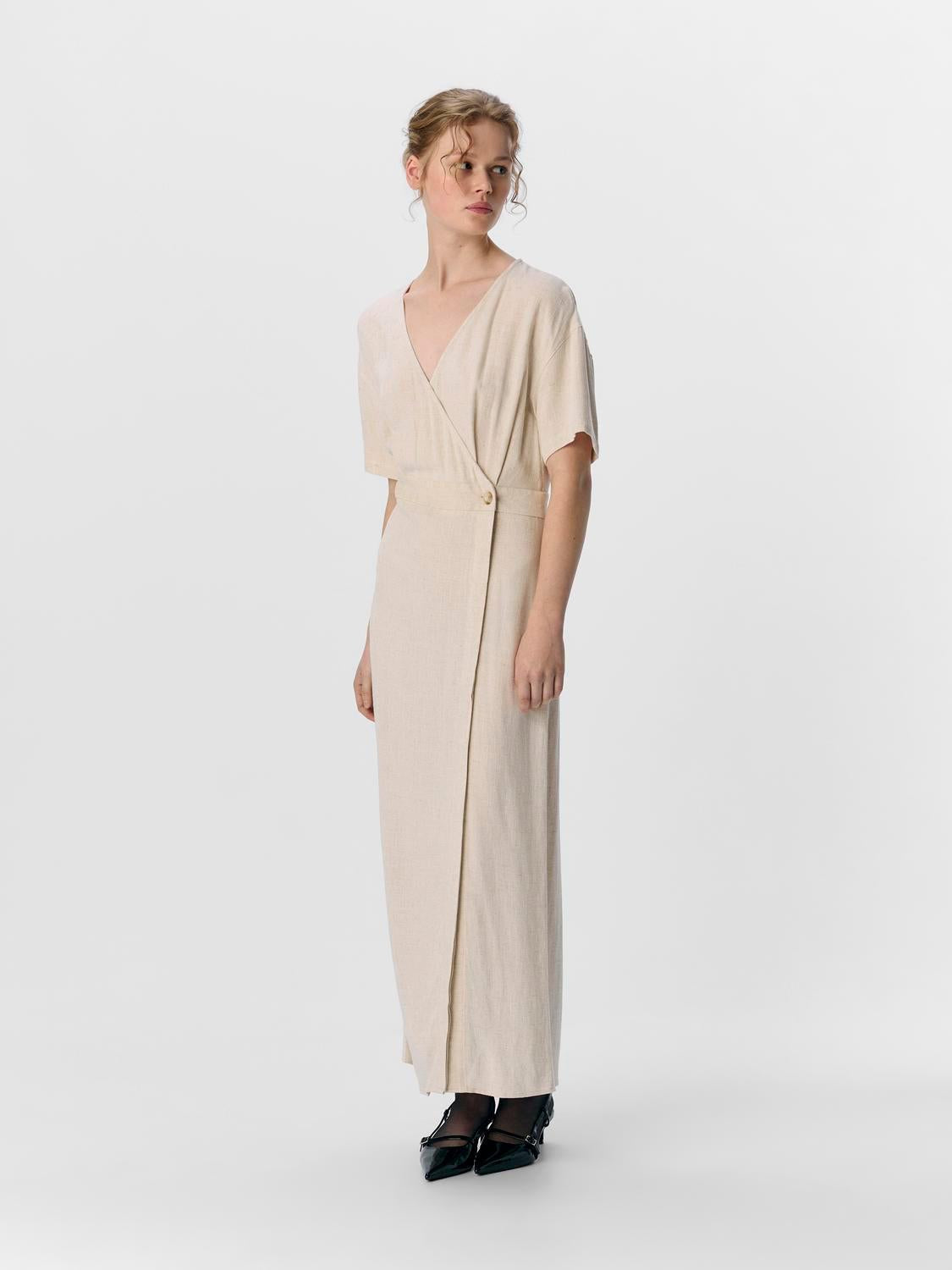 ObjSanne S/S Re Ankel Dress Div-Kjole-Object Collectors Item-Aandahls