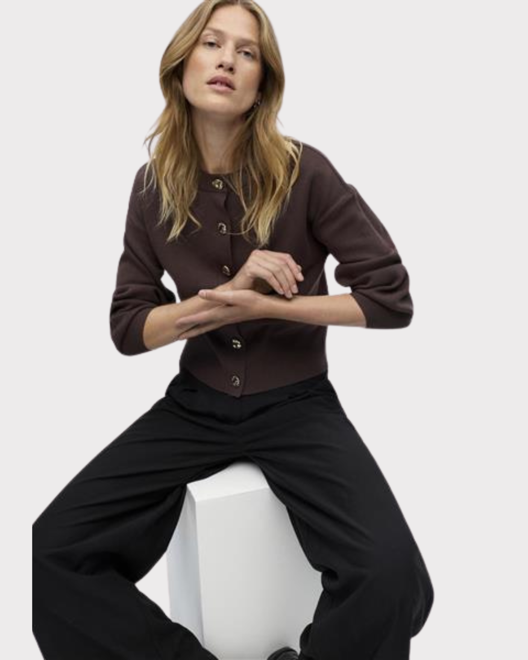 Objbalia Reynard L/s Re Cardigan E Aw 25-Genser-OBJECT-Aandahls