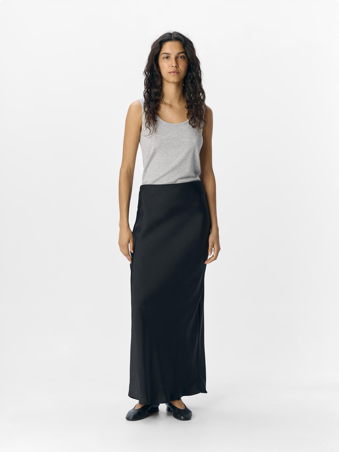 Objchilli Mw Long Skirt Noos-Skjørt-OBJECT-Aandahls