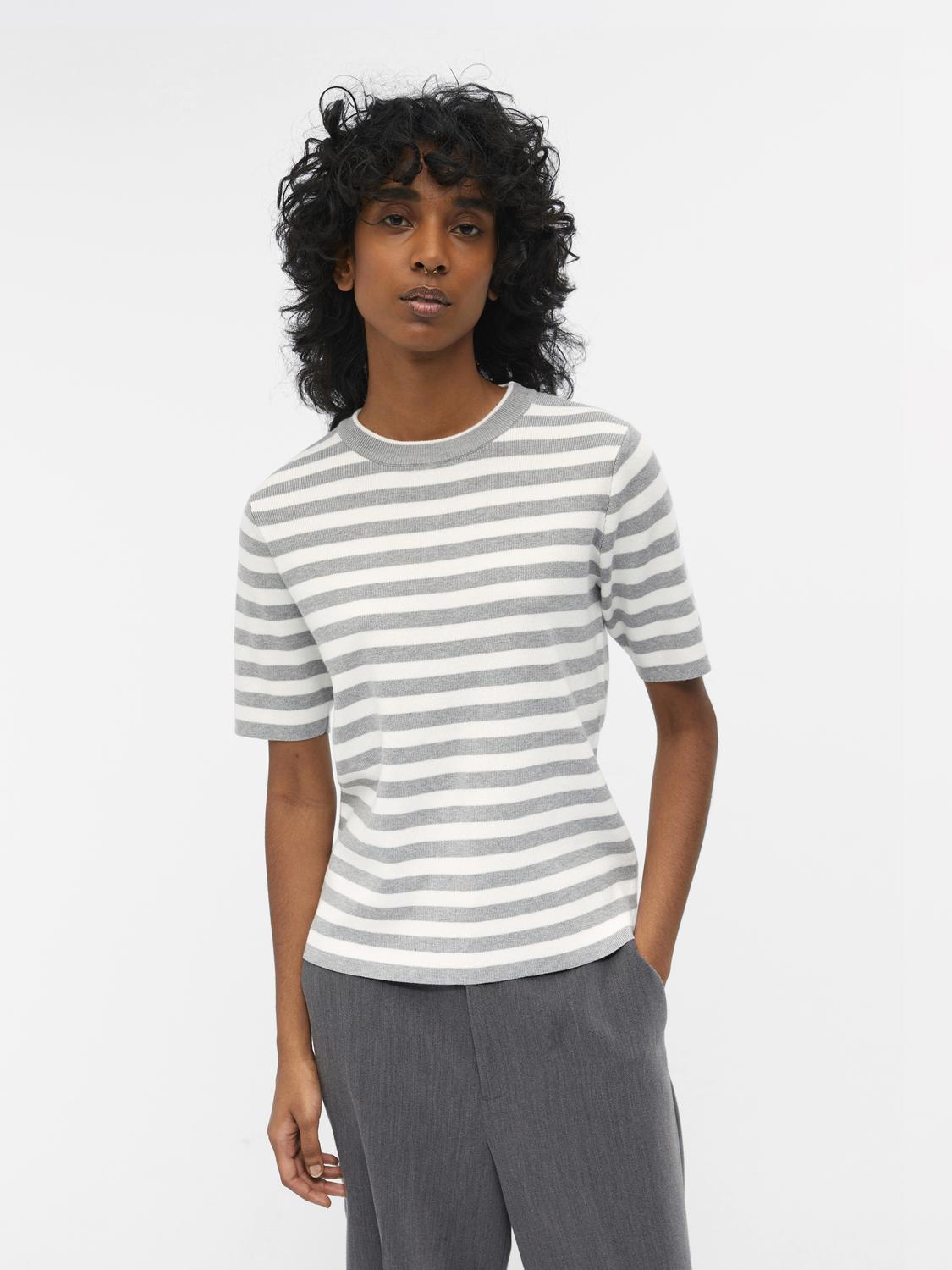 Objester S/S New Knit Pullover Noos-Genser-Object Collectors Item-Aandahls