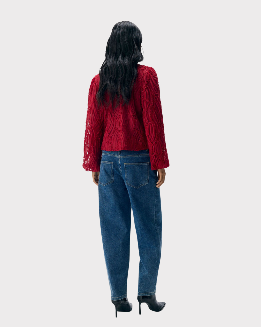 Objlucie L/s Re O-Neck Top Noos-T-shirt-OBJECT-Aandahls