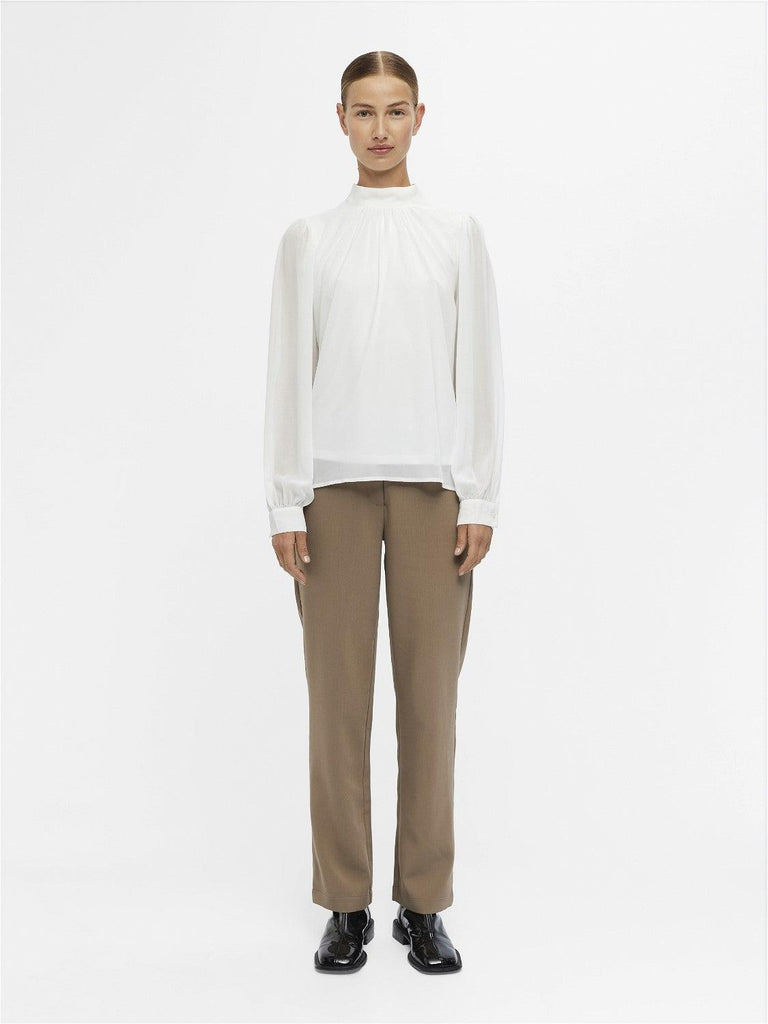 Objmila L/S high neck top-Bluser-Object Collectors Item-Aandahls