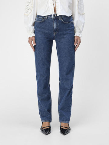 Objsava Ellen MW Straight Jeans NOOS-Jeans-Object Collectors Item-Aandahls