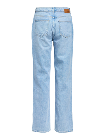 Objsava Ellen Mw Straight Jeans Noos-Bukse-Object Collectors Item-Aandahls