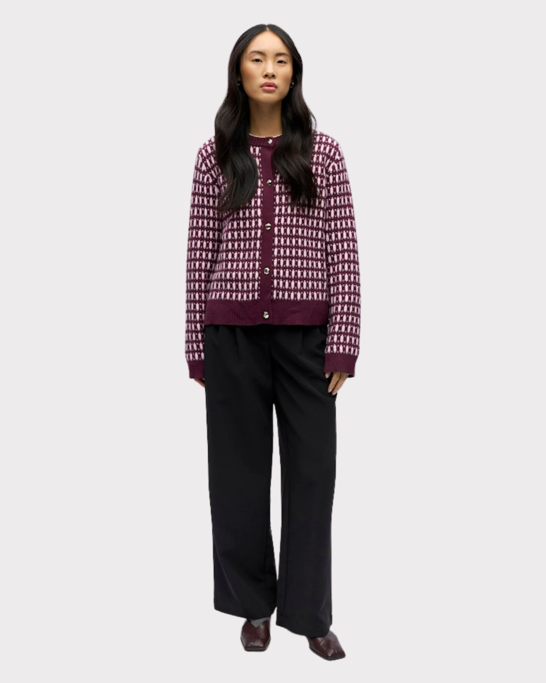 Objthess Noa L/s Cardigan E Aw Fair 25-CARDIGAN-OBJECT-Aandahls