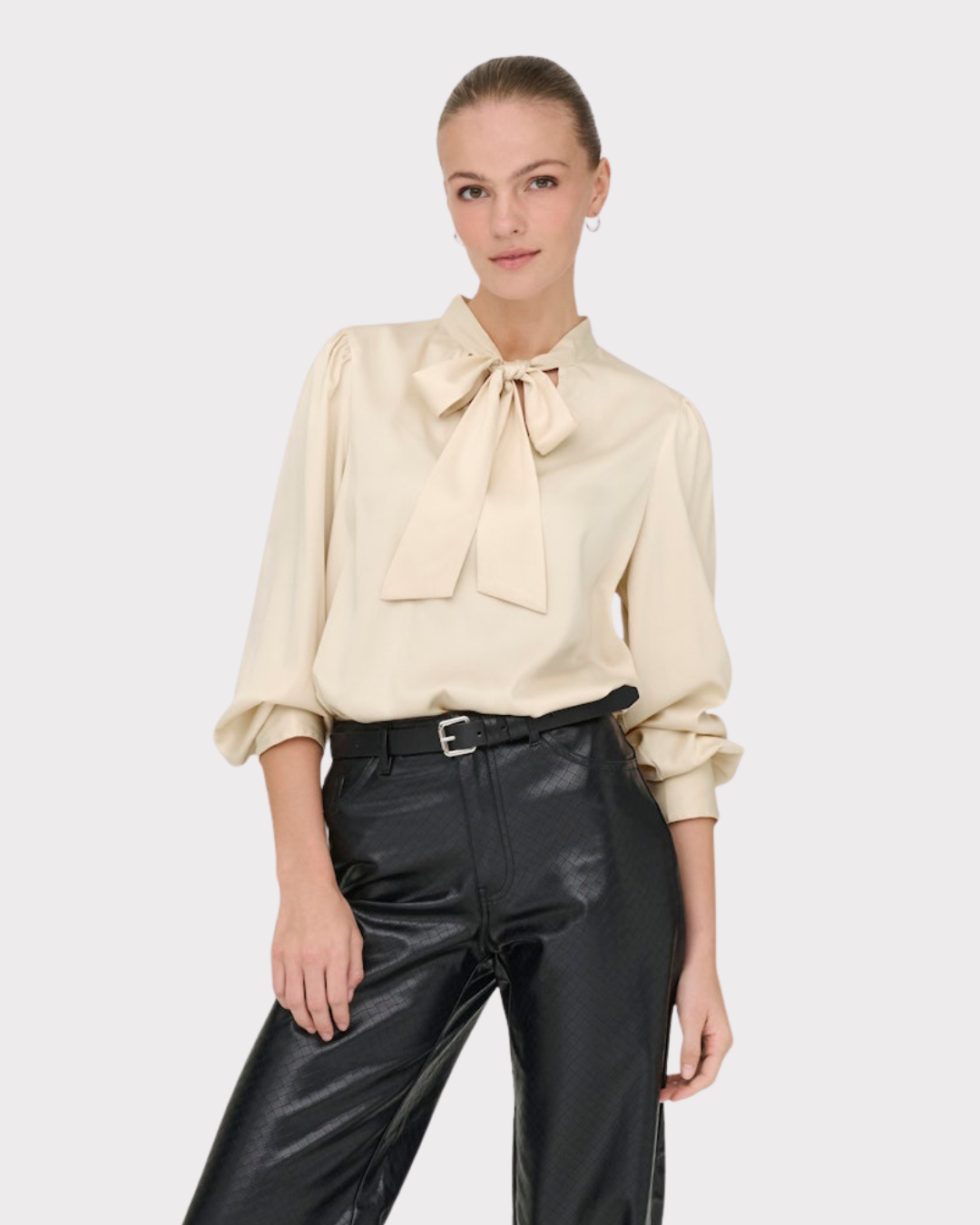 Onljane Life L/s Bow Top Wvn-Overdel-ONLY-Aandahls