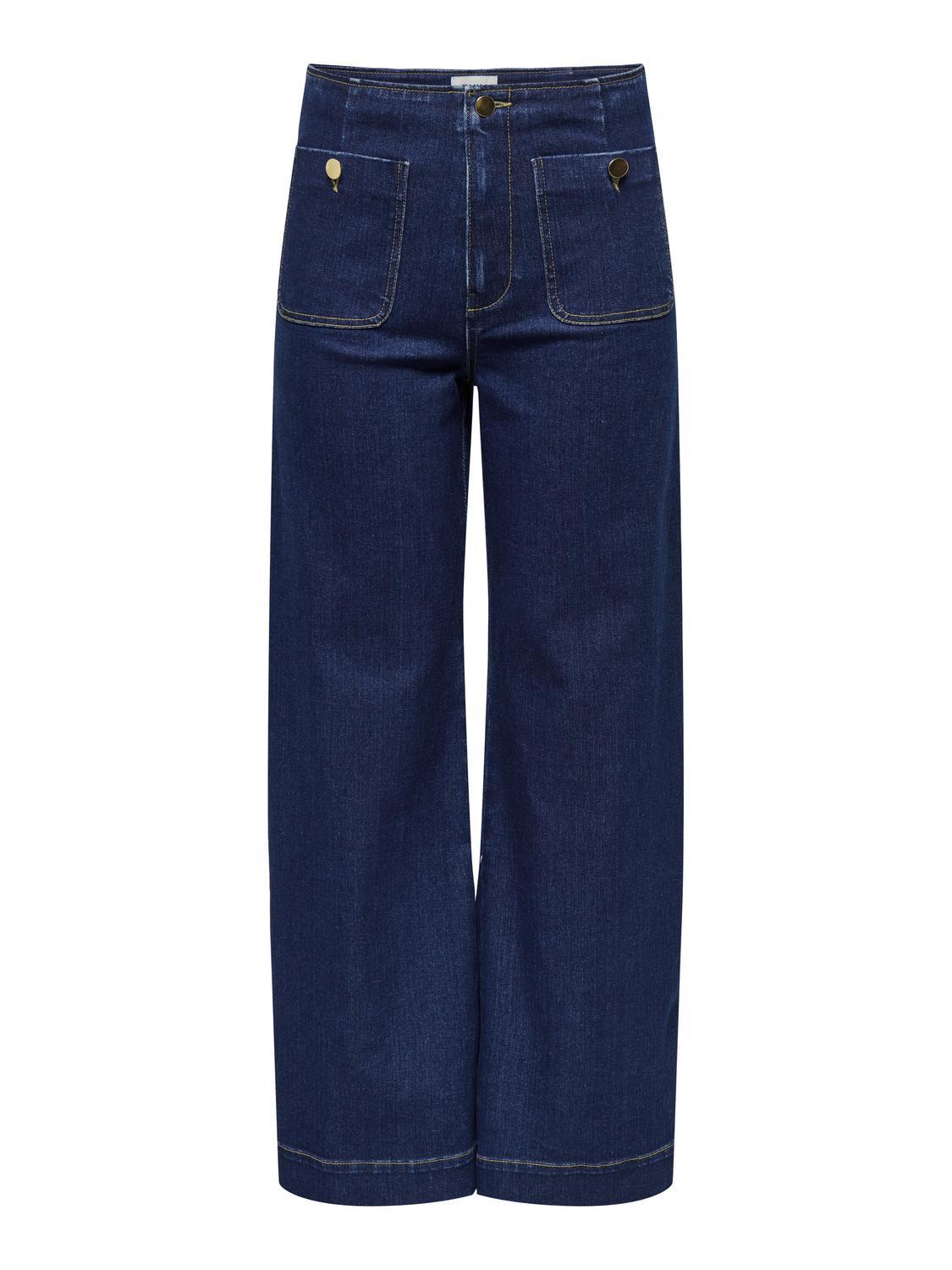 Onlmadeline Hw Wd Pocket Dnm Gua113 Noos-Jeans-ONLY-Aandahls