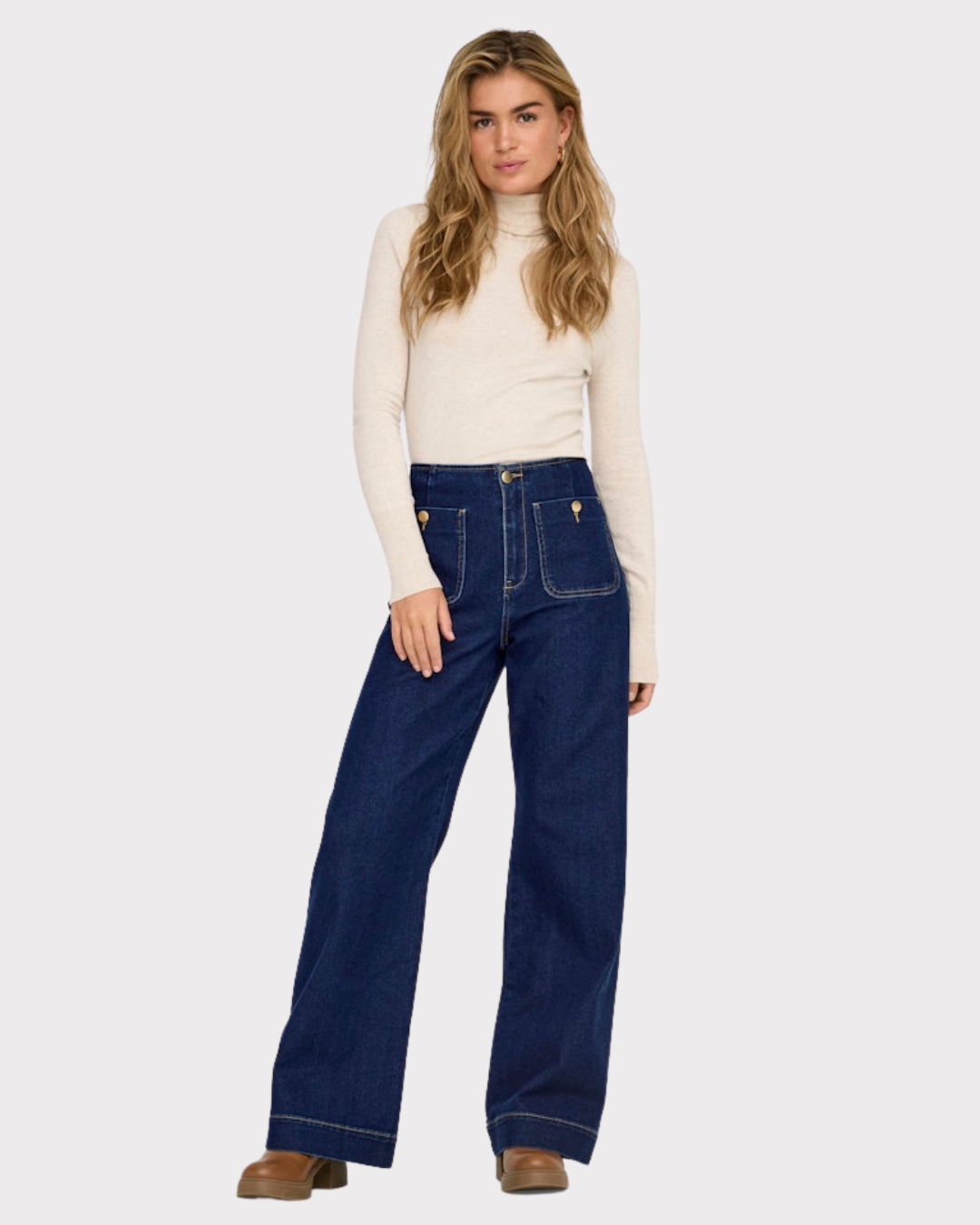 Onlmadeline Hw Wd Pocket Dnm Gua113 Noos-Jeans-ONLY-Aandahls