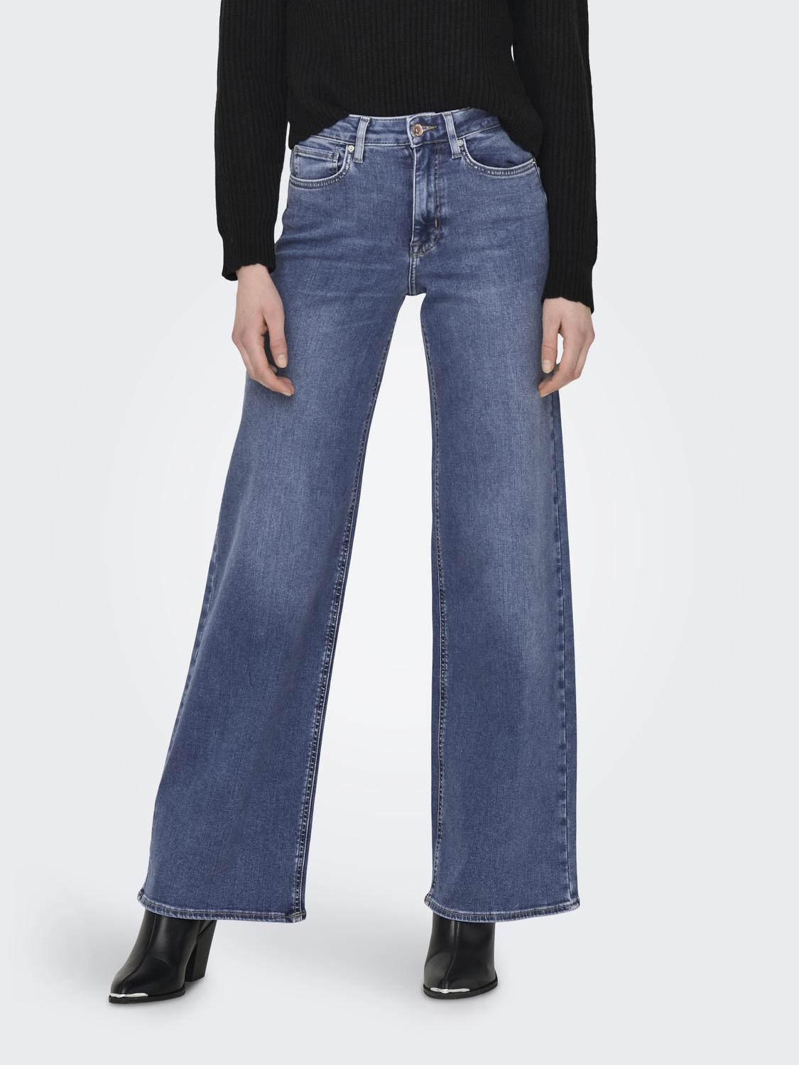 Onlmadison Blush HW Wide DNM Dot372 Noos-Jeans-ONLY-Aandahls