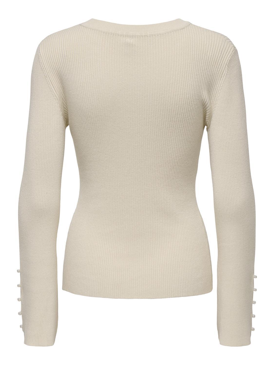 Onlnatascha LS O-neck Pearl CC Knit-Genser-ONLY-Aandahls