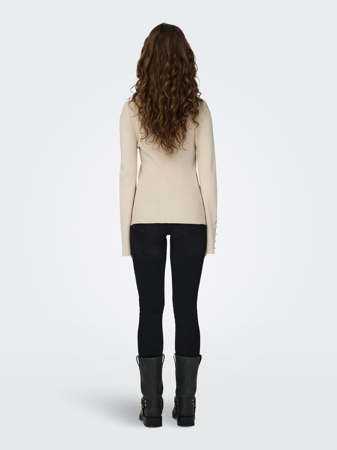 Onlnatascha LS O-neck Pearl CC Knit-Genser-ONLY-Aandahls