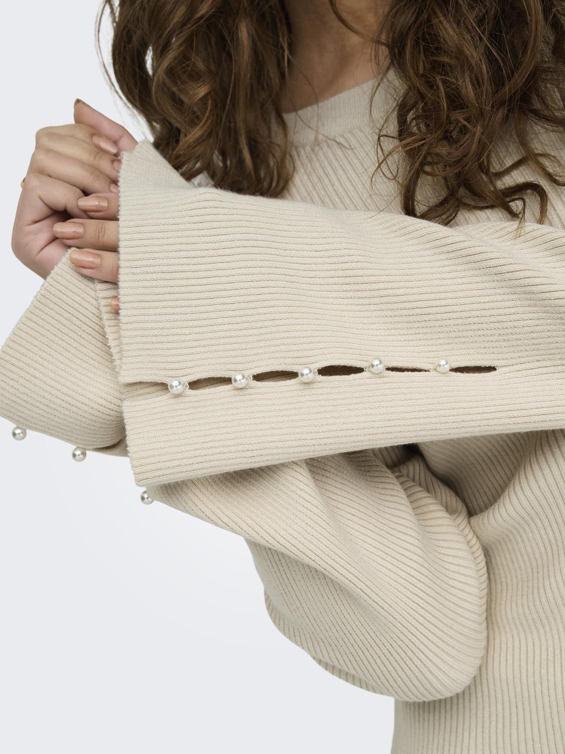 Onlnatascha LS O-neck Pearl CC Knit-Genser-ONLY-Aandahls