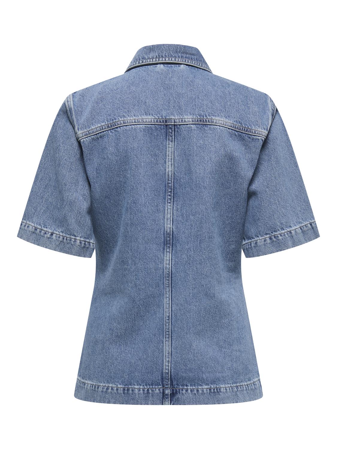 Onlthalia SS Fitted DNM Shirt Cro-Skjorte-ONLY-Aandahls