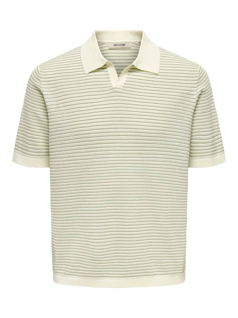 Onskian rlx ss split neck polo knit-Skjorter-Only & Sons-Aandahls