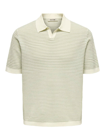 Onskian rlx ss split neck polo knit-Skjorter-Only & Sons-Aandahls