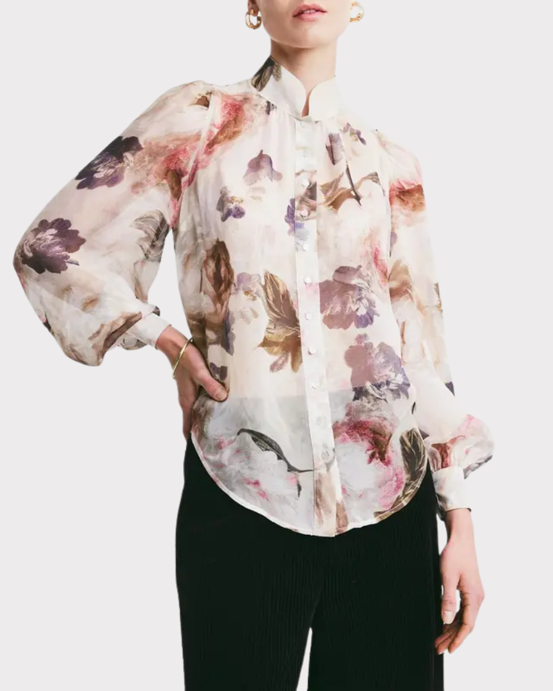 Organza Blouse-Topp-ByTimo-Aandahls