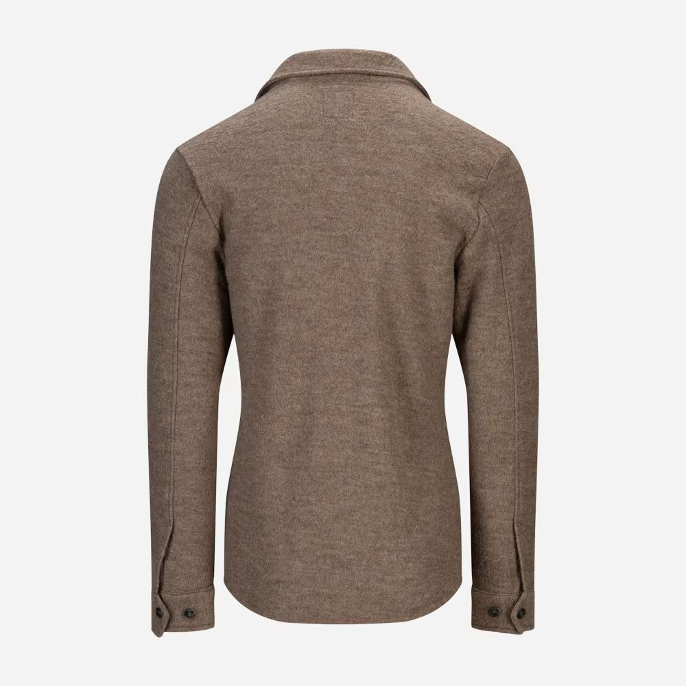 Overshirt Knitted Felted Wool-Cardigan-Stenstrøms-Aandahls