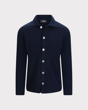 Overshirt Rib Cashmere-CARDIGAN-Gran Sasso-Aandahls