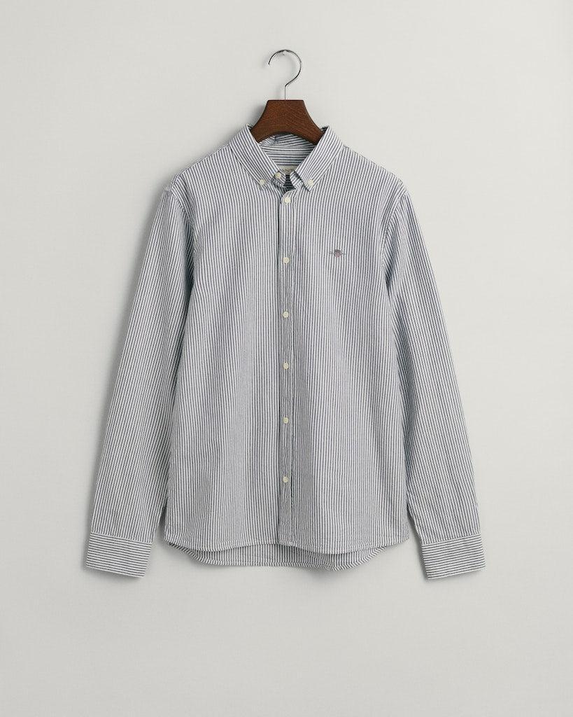 Oxford striped B.D. shirt-Skjorte-Gant-Aandahls