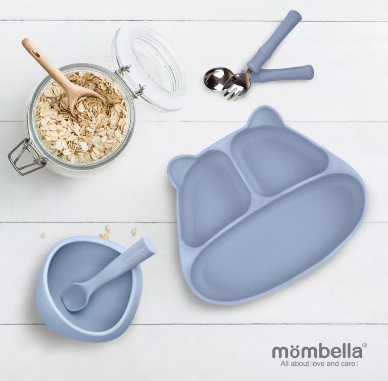 Panda silikon tallerken-Tilbehør-Mombella-Aandahls