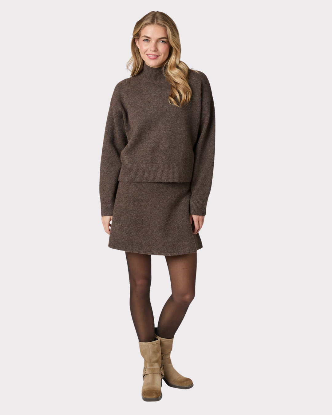 Paulina knit blouse-Genser-Neo Noir-Aandahls