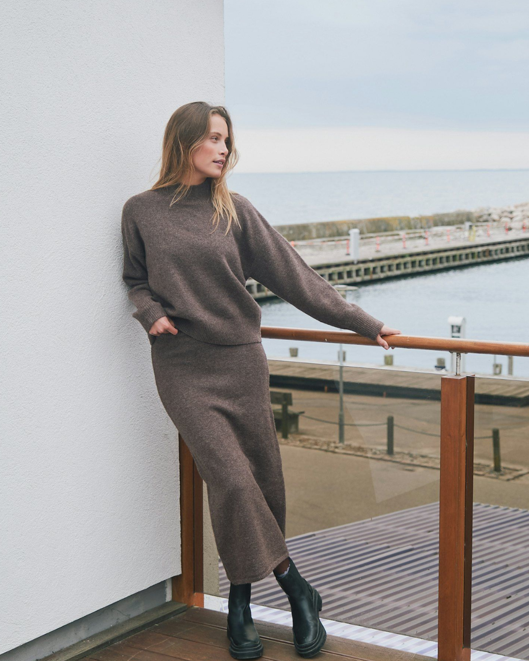 Paulina knit blouse-Genser-Neo Noir-Aandahls