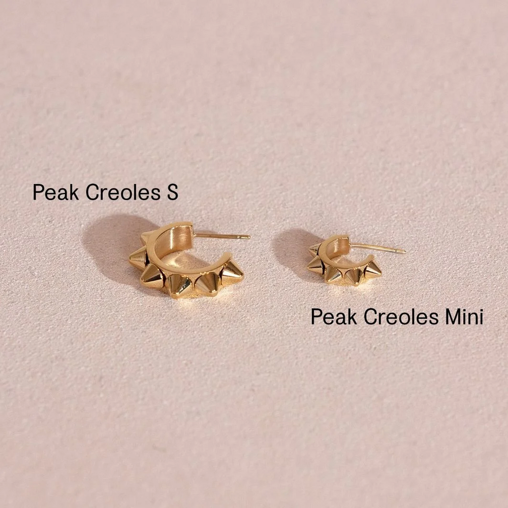 Peak Creole earrings small-Tilbehør-Edblad-Aandahls