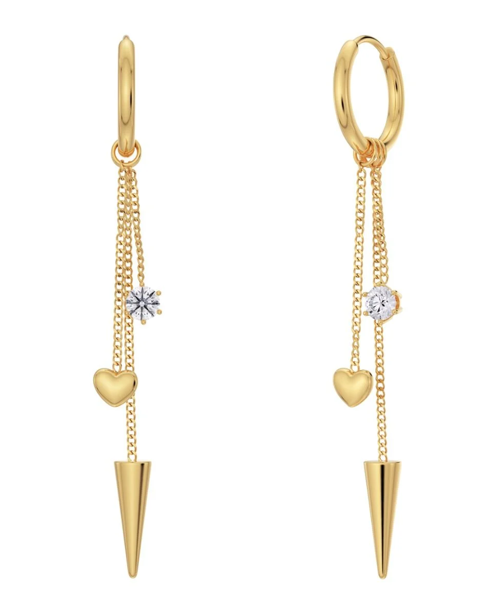 Peak Hoops Multi Heart-Smykke-Edblad-Aandahls