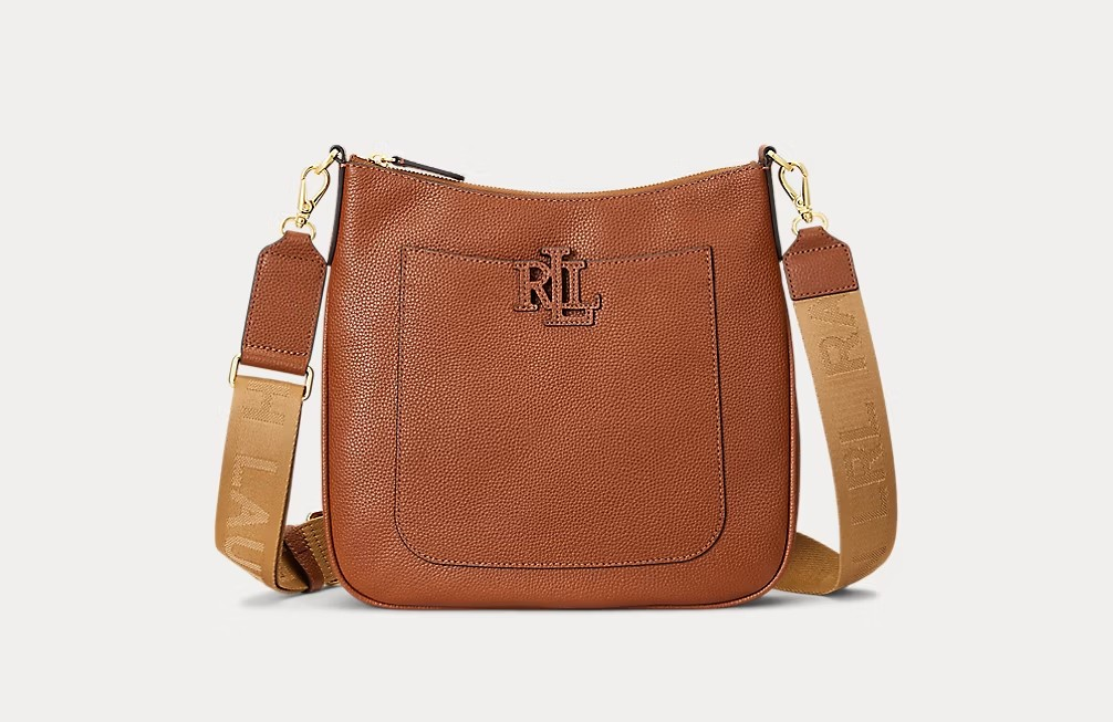 Pebbled Leather large cameryn crossbody-Accessories-Ralph Lauren-Aandahls