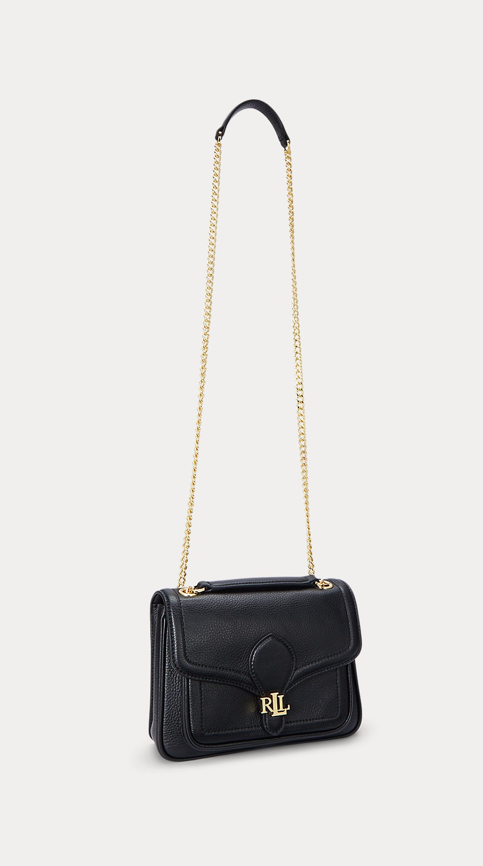 Pebbled small bradley bag-Veske-Ralph Lauren-Aandahls