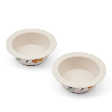 Peony Printed Suction Bowl 2-Pack-Tilbehør-Liewood-Aandahls