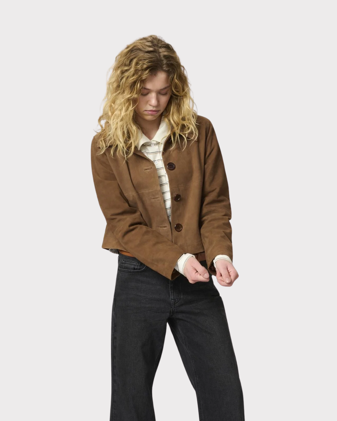 Petramw Suede Jacket-Yttertøy-My Essential Wardrobe-Aandahls