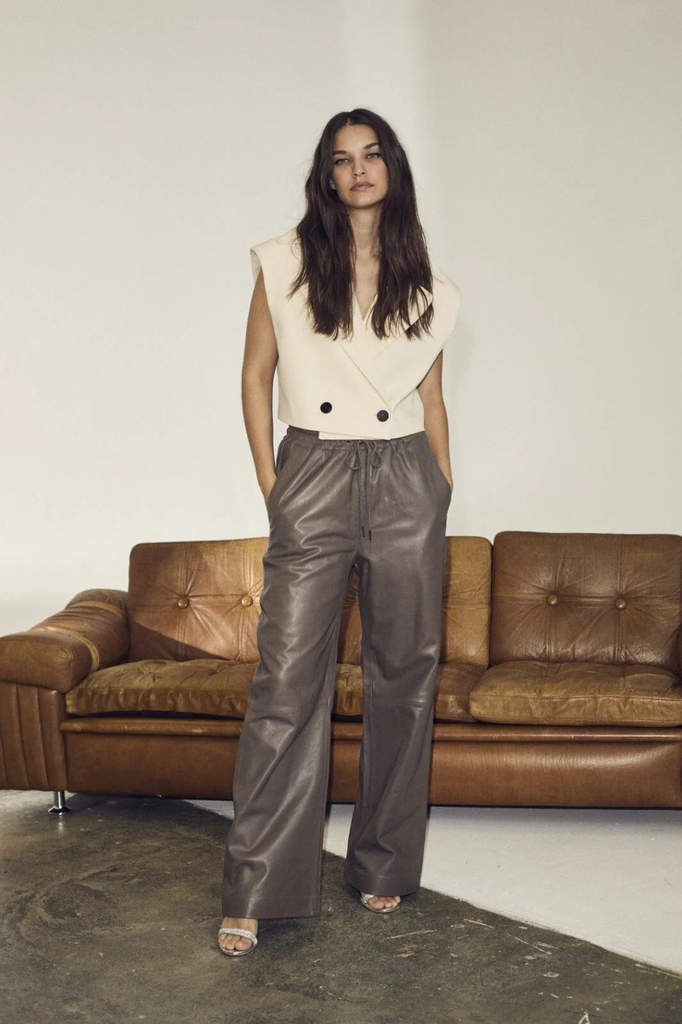 PhoebeCC PullOn Leather Pant-Bukse-Co'Couture-Aandahls