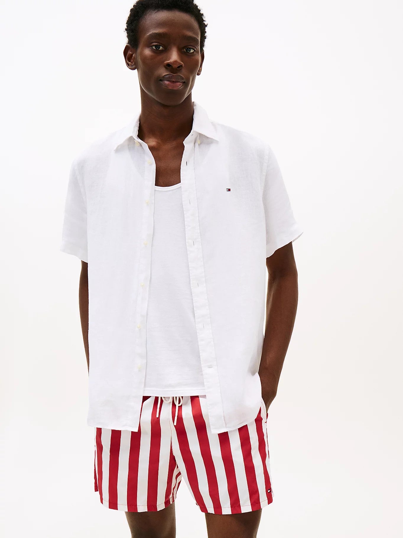 Pigment dyed linen-Skjorte-Tommy Hilfiger-Aandahls