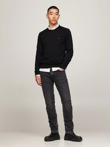 Pima org ctn cashmere crew-Genser-Tommy Hilfiger-Aandahls