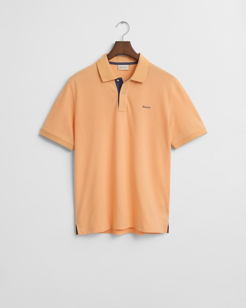 Piquéskjorte Med Kontrastdetaljer-T-shirt-Gant-Aandahls
