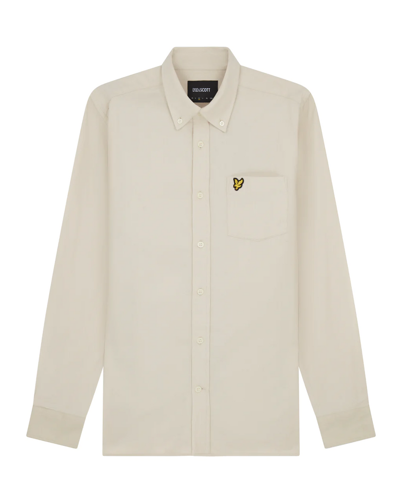 Plain Flannel Shirt-Skjorte-Lyle & Scott-Aandahls