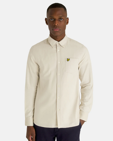 Plain Flannel Shirt-Skjorte-Lyle & Scott-Aandahls