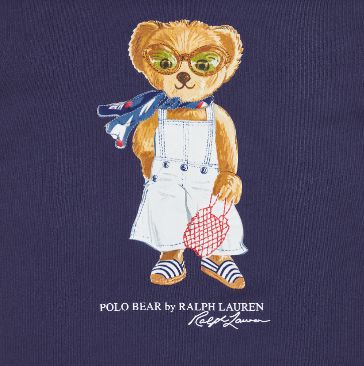 Polo Bear Cotton Jersey Tee-T-shirt-Polo Ralph Lauren-Aandahls