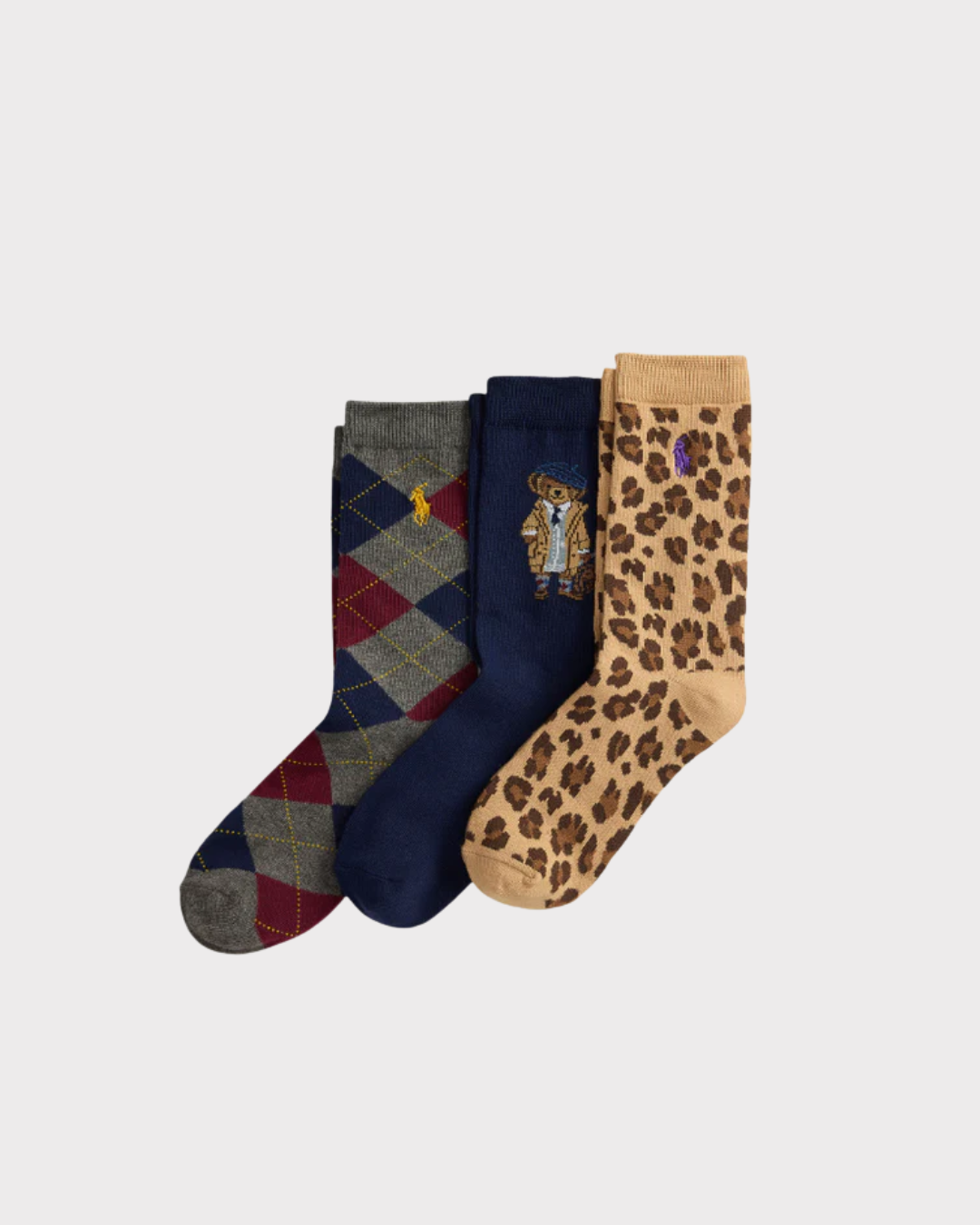 Polo Bear Crew Sock 3-Pack-Strømper-Polo Ralph Lauren-Aandahls