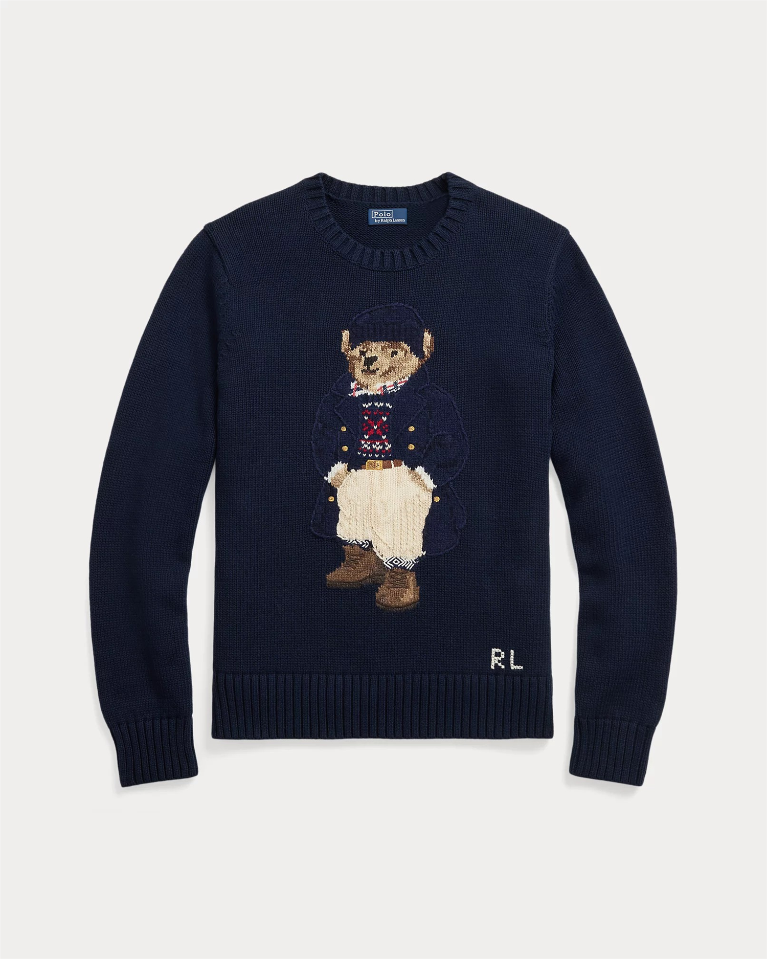 Polo bear cotton crewneck-Genser-Polo Ralph Lauren-Aandahls