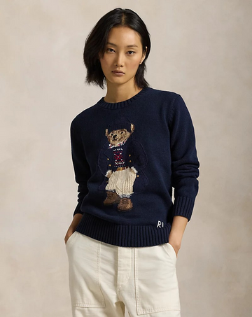 Polo bear cotton crewneck-Genser-Polo Ralph Lauren-Aandahls