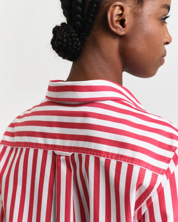 Poplin wide striped shirt-Skjorte-Gant-Aandahls