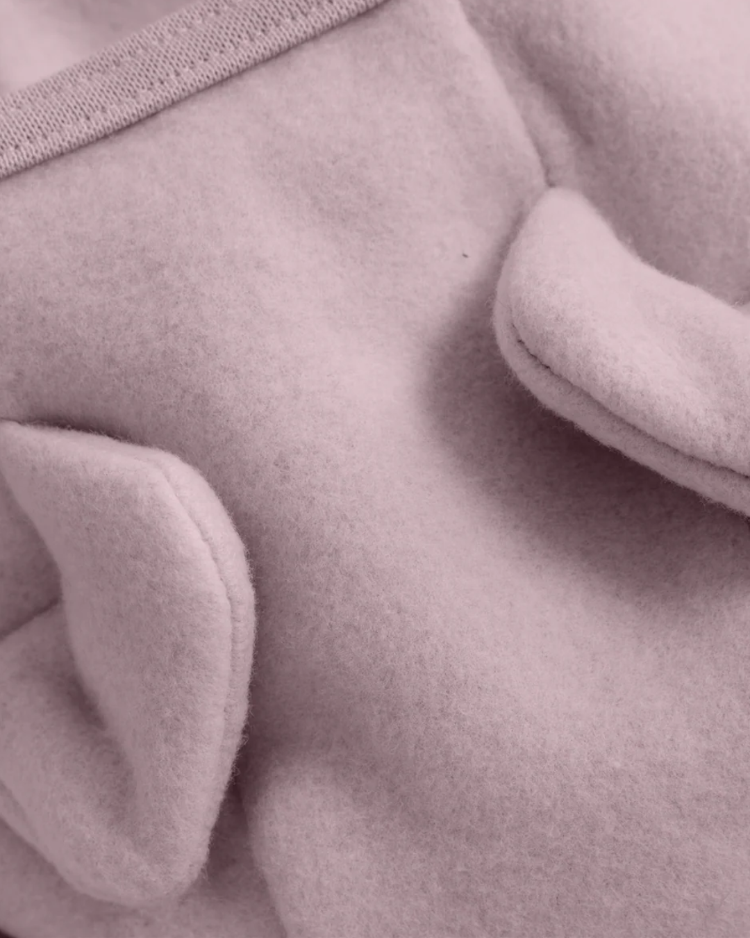 Pram Suit Ears Cot. Fleece-Jumpsuit-Huttelihut-Aandahls