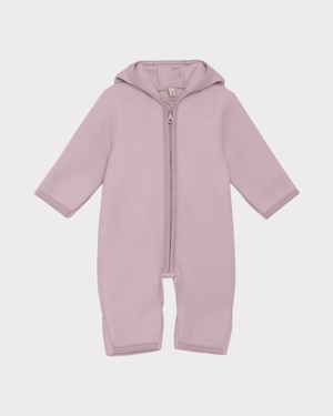 Pram Suit Ears Cot. Fleece-Jumpsuit-Huttelihut-Aandahls