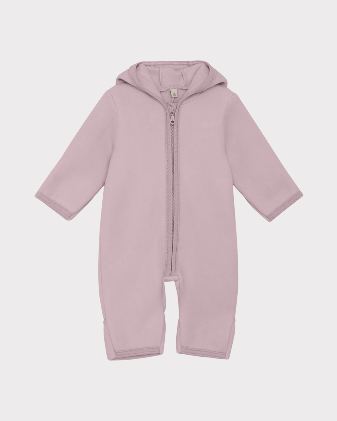 Pram Suit Ears Cot. Fleece-Jumpsuit-Huttelihut-Aandahls