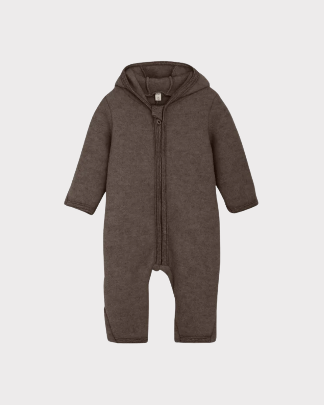 Pram Suit Ears Wool Fleece
